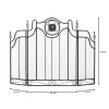 Elegant Tuscan-Style Fireplace Screen for Home Decor