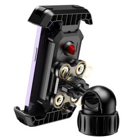 Universal Cell Phone Bike Holder 360 Degree Rotating Bicycle Motorcycle Cell Phone Holder for 5.1-6.8 Inch Cell Phones