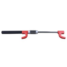 Car U-shaped steering wheel lock, interior anti-theft lock 12419, steering wheel combination lock, red