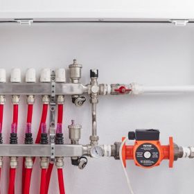 UPS15-58FC Hot Water Circulation Pump 110V 82W 17 GPM Recirculating Pump (Option: Orange)